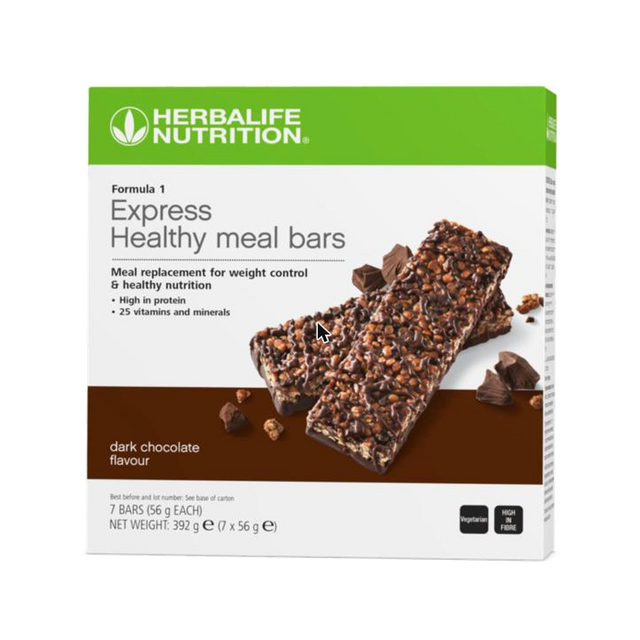 Formula 1 Express Healthy Meal Bars Dark Chocolate 7 bars per box