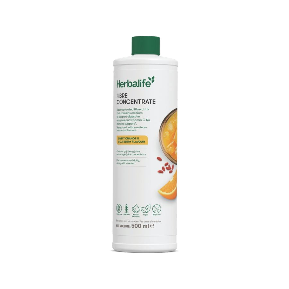 Fibre Concentrate Sweet Orange & Goji Berry Flavour 500 ml