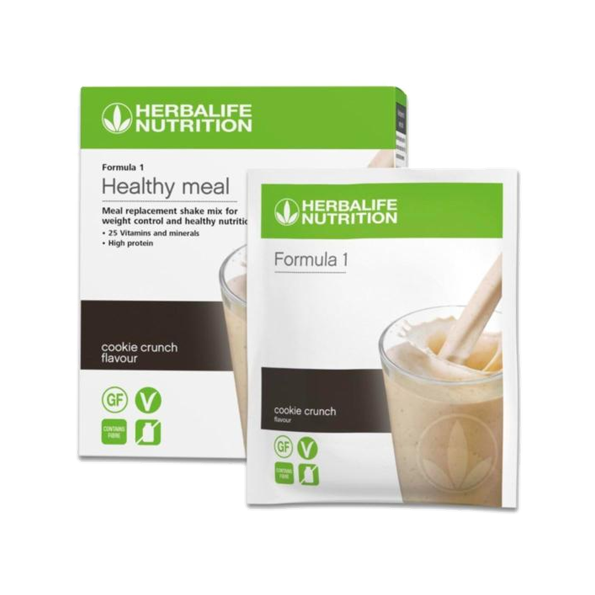 Formula 1 Nutritional Shake Mix Sachets Cookie Crunch Pack of 7 sachets