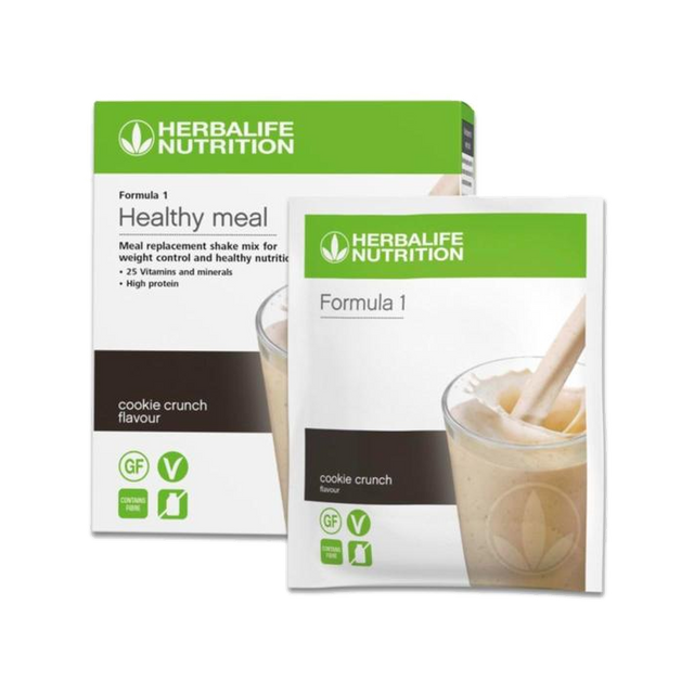 Formula 1 Nutritional Shake Mix Sachets Cookie Crunch Pack of 7 sachets