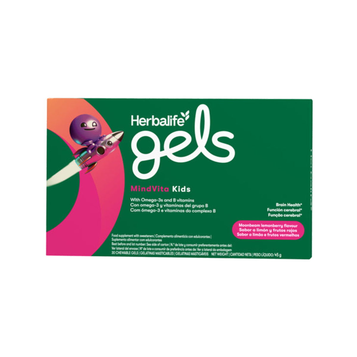 Herbalife Gels - MindVita Kids Moonbeam Lemonberry 30 chewable gels