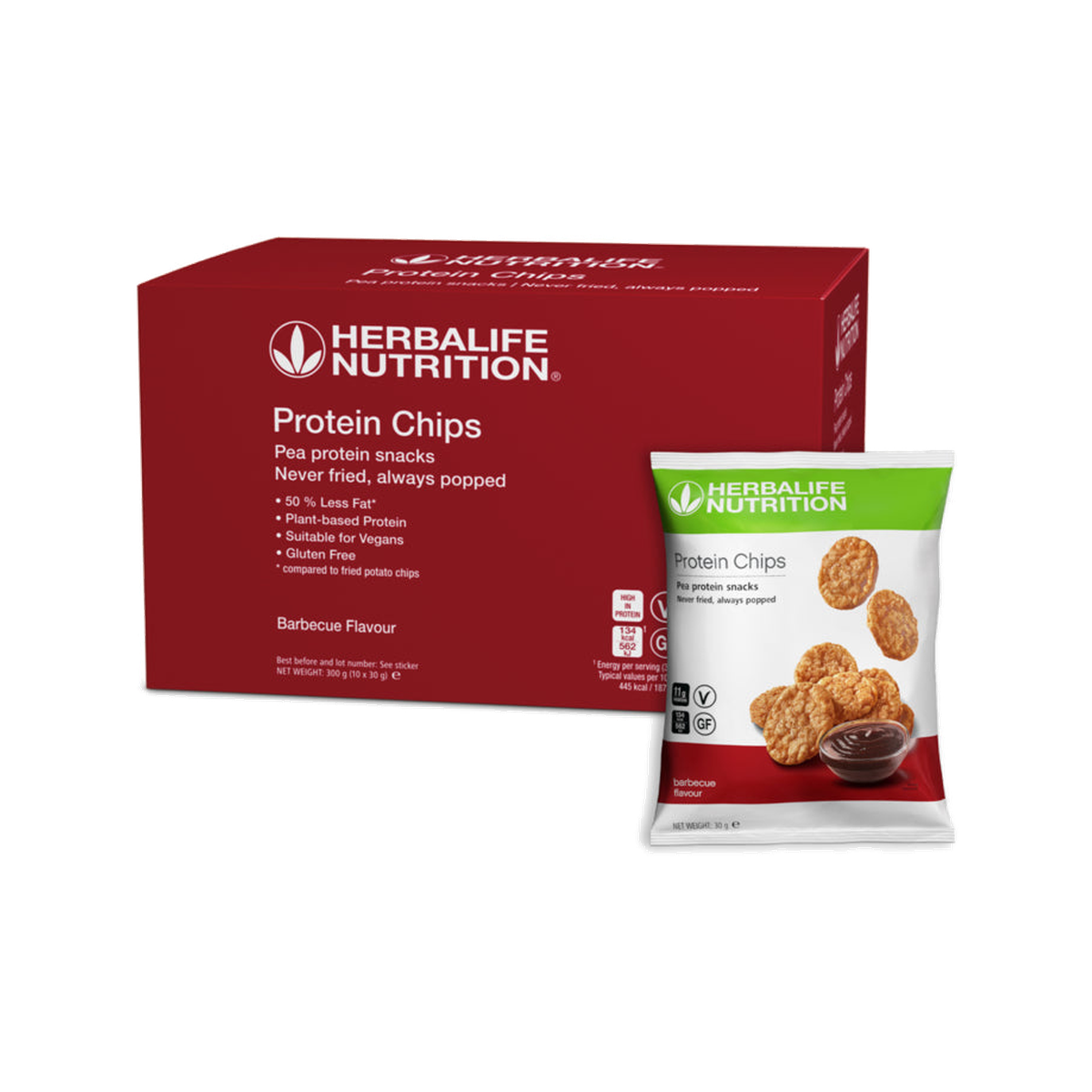 Protein Chips Barbecue 10 x 30 g
