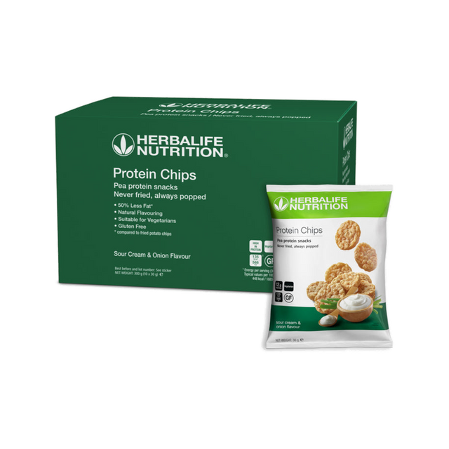 Protein Chips Sour Cream & Onion 10 x 30 g